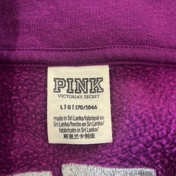 PINK Half Zip Sweatshirt - Picture 5 of 5